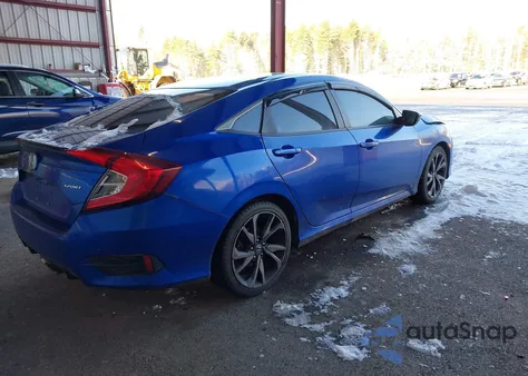 2019 Honda Civic Sport из США, поврежденный, VIN 2HGFC2F82KH523210